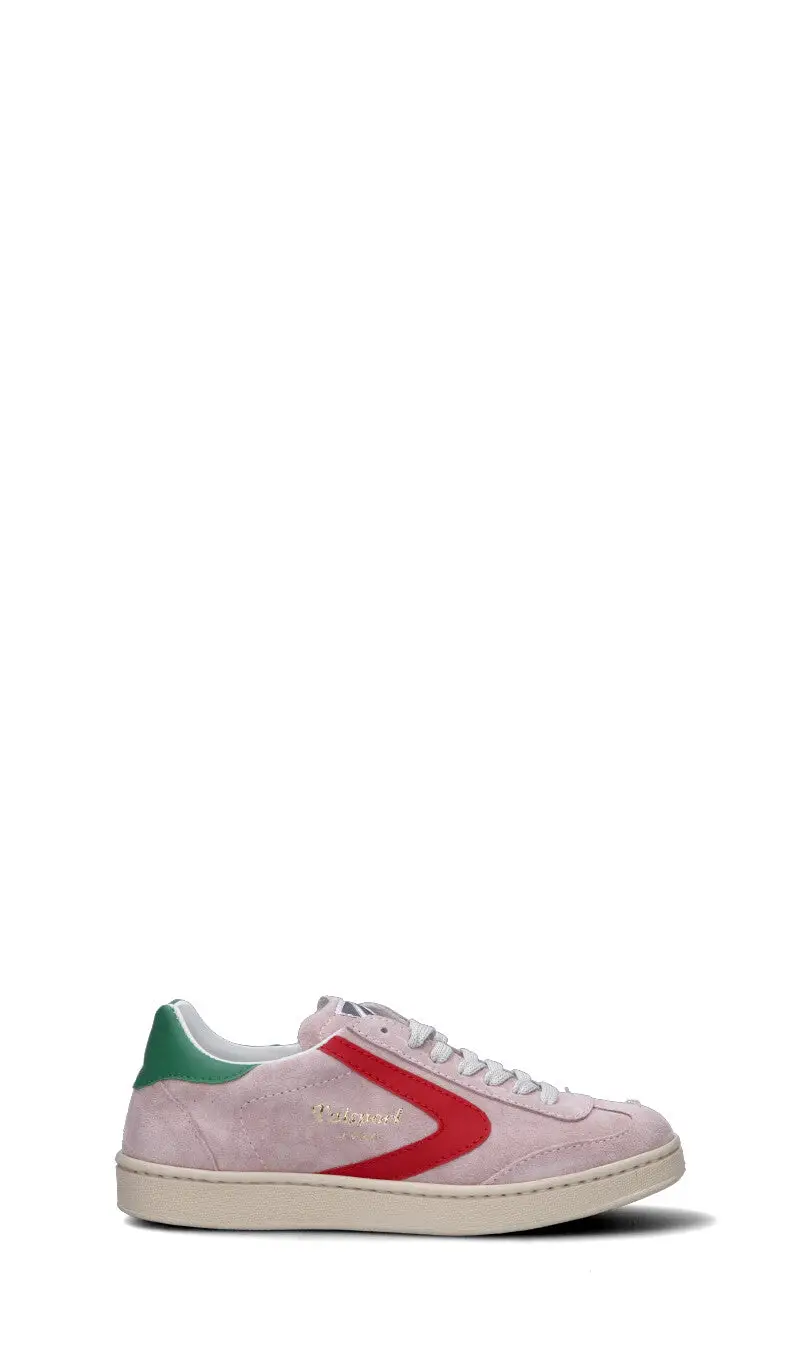 Sneaker donna rosa/rossa/verde in suede Vario