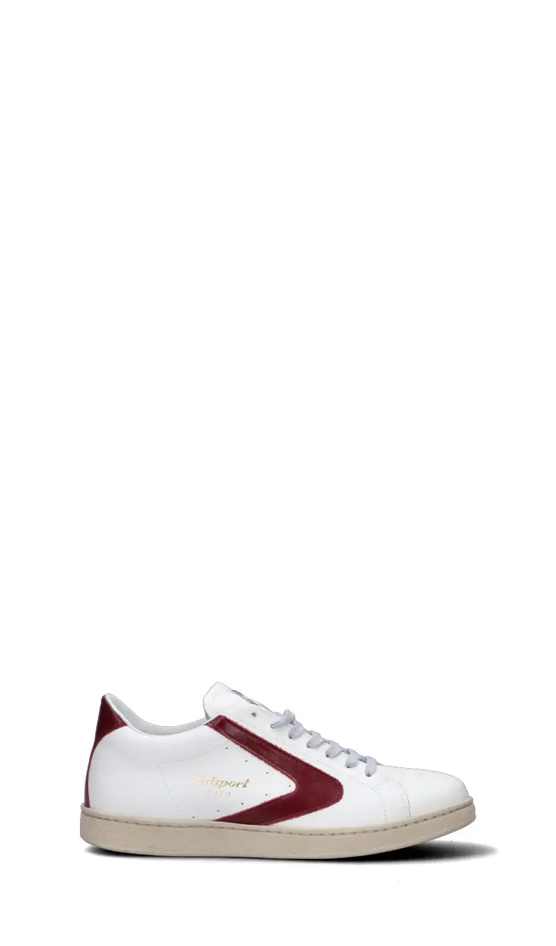 Sneaker uomo bianca/grigia/verde in pelle Vario