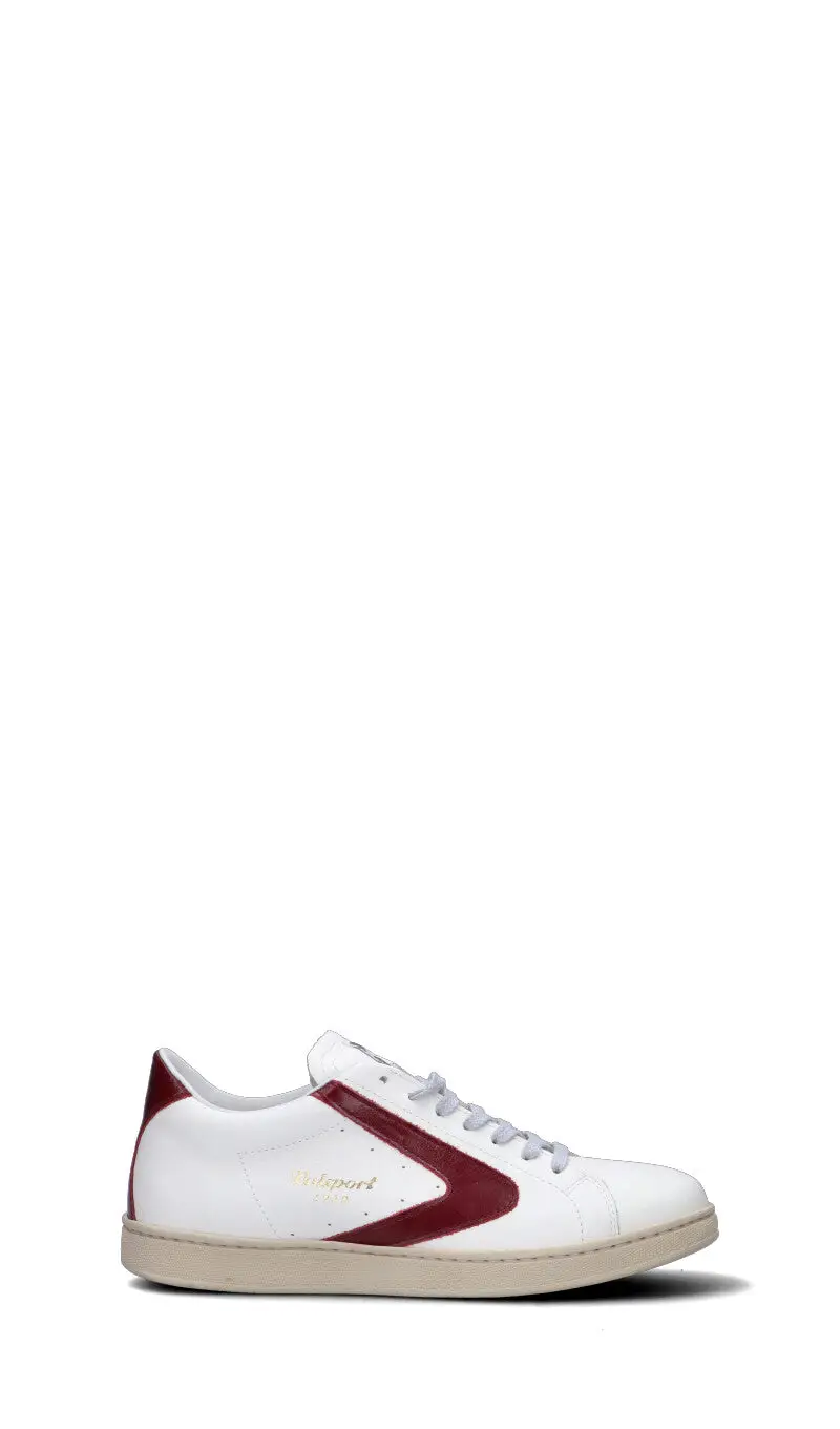 Sneaker uomo bianca/grigia/verde in pelle Vario