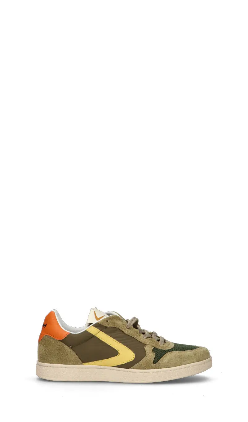 Sneaker uomo ocra/verde/gialla/arancio in suede Vario