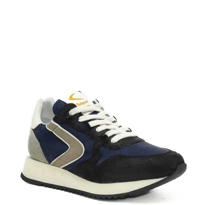 sneakers da uomo magic run con inserti in suede blu notte grigio miniatura 2