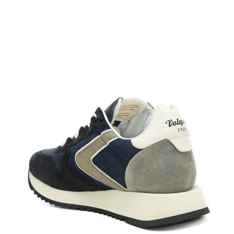 sneakers da uomo magic run con inserti in suede blu notte grigio miniatura 3