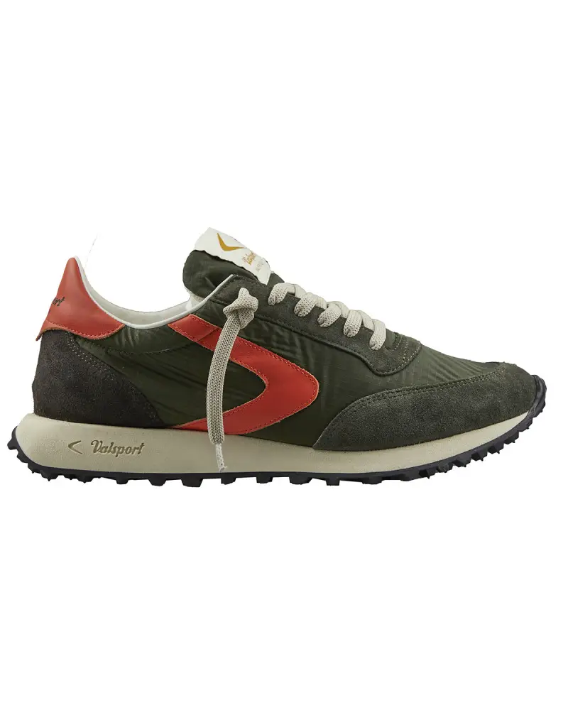 sneakers uomo start heritage in suede e tessuto verde vsr2590m