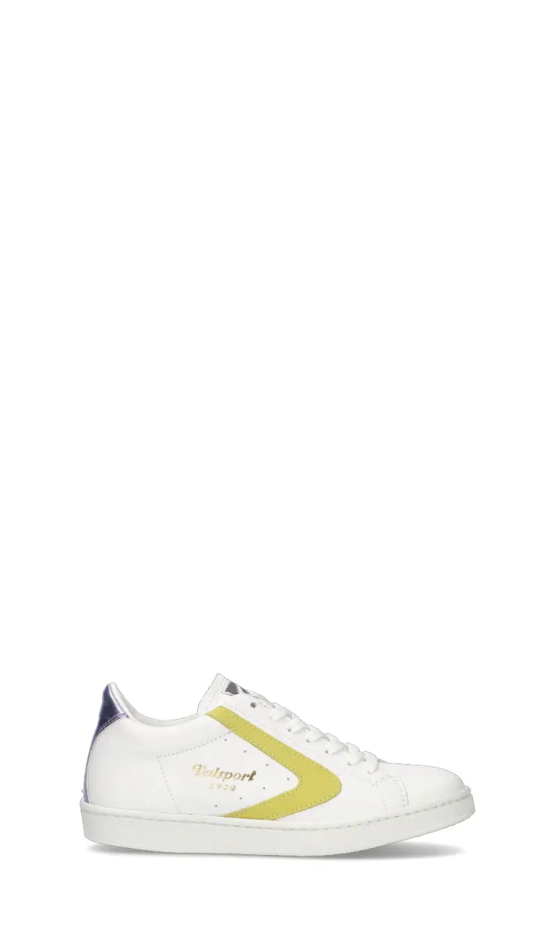TOURNAMENT Sneaker donna bianca/gialla in pelle Vario