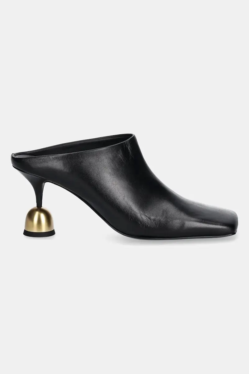 infradito in pelle Donna donna colore nero