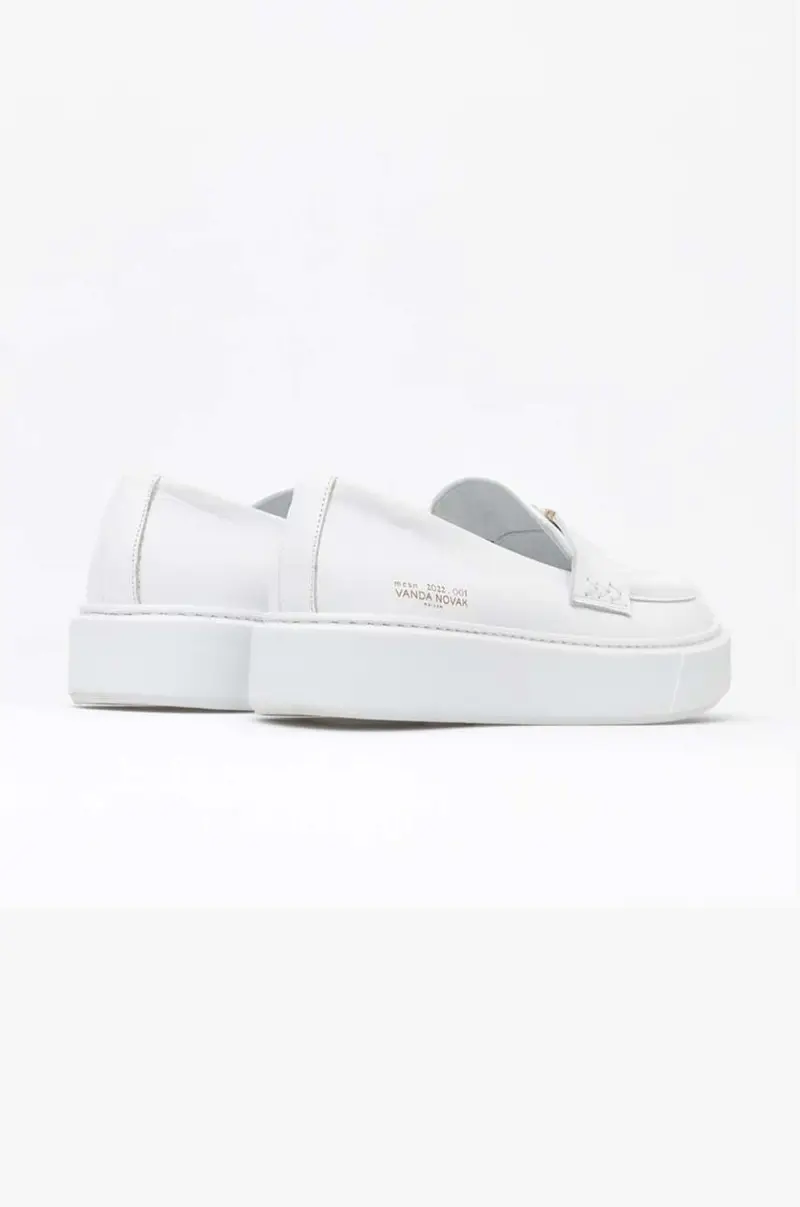 Vanda Novak Mocassini Donna Bianco 3918577 miniatura 3