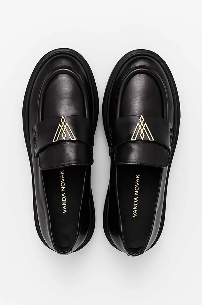 Vanda Novak Mocassini Donna Nero 3845548 miniatura 4