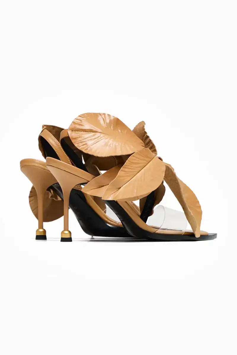 sandali in pelle Daisy colore beige Daisy miniatura 3