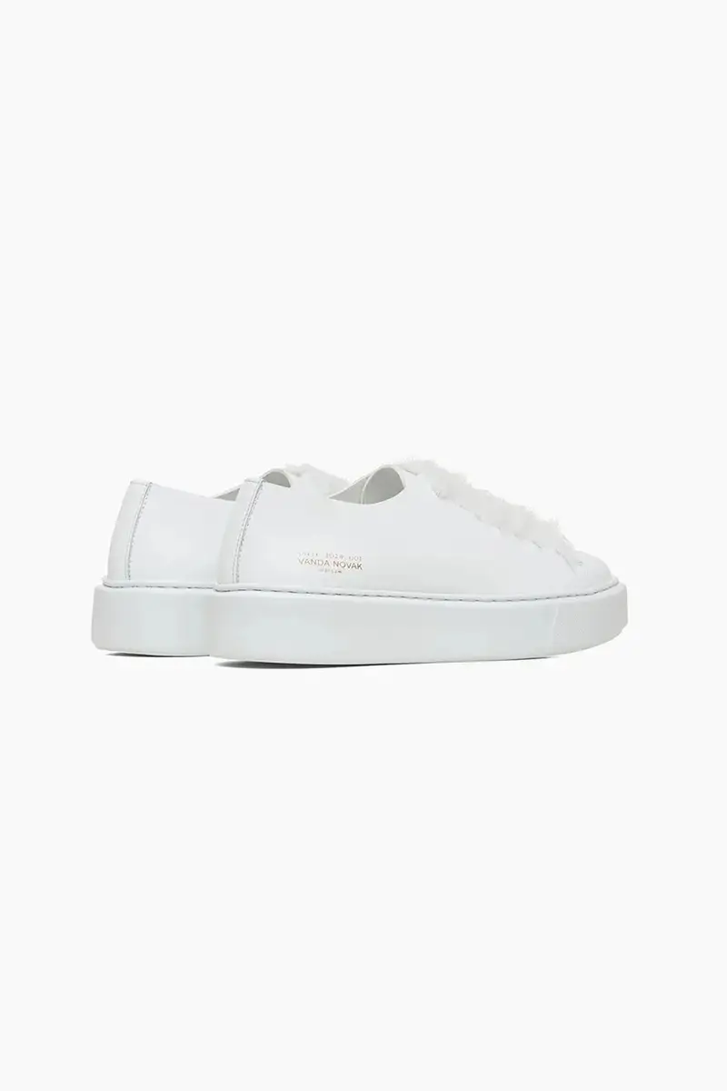 sneakers in pelle Grace colore bianco miniatura 3