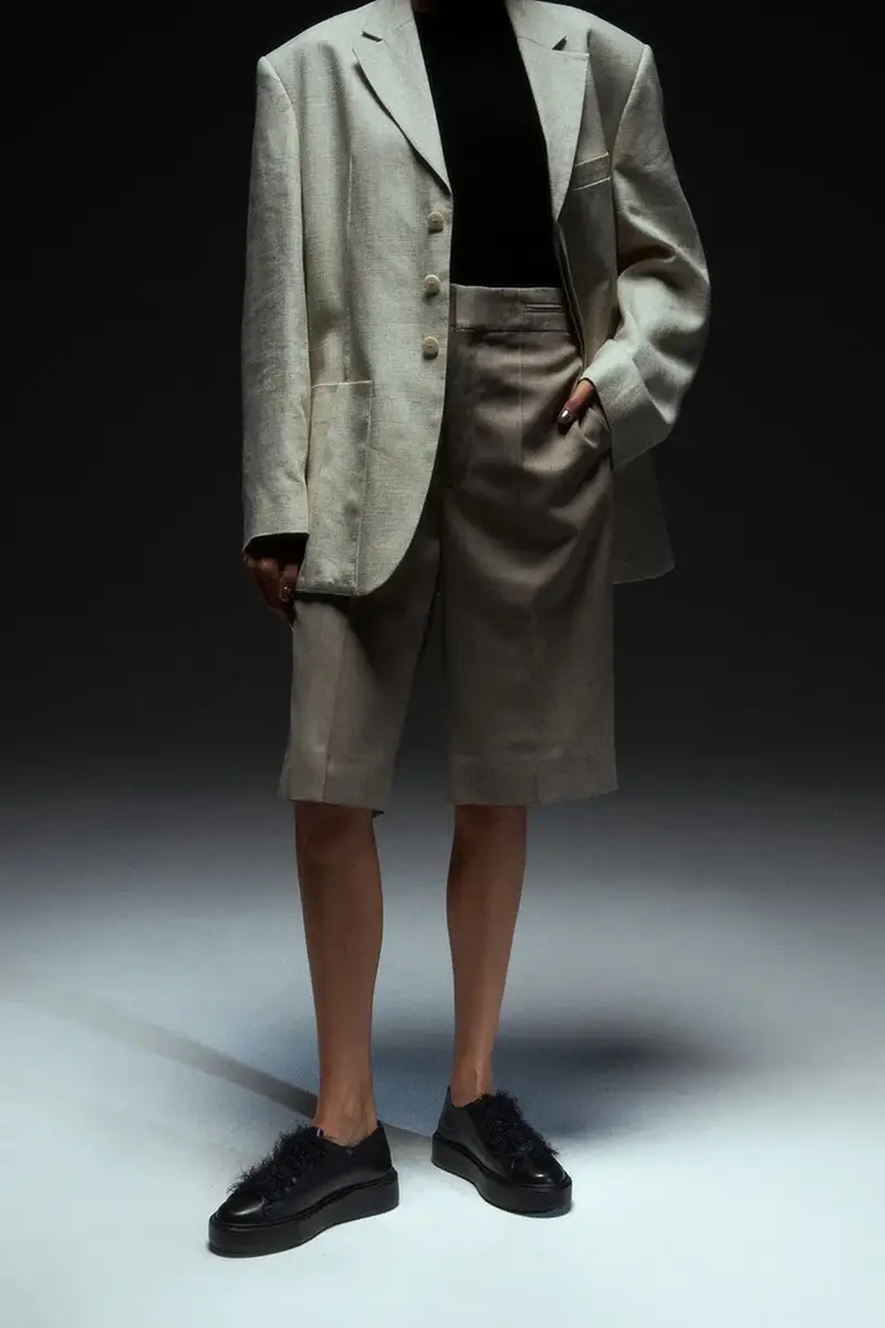 sneakers in pelle Grace colore nero miniatura 5