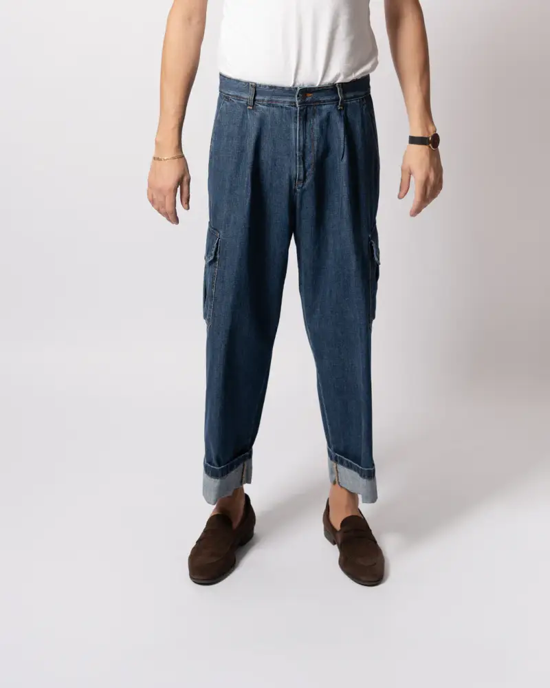 Pantalone Poldo Tasconi Denim miniatura 2