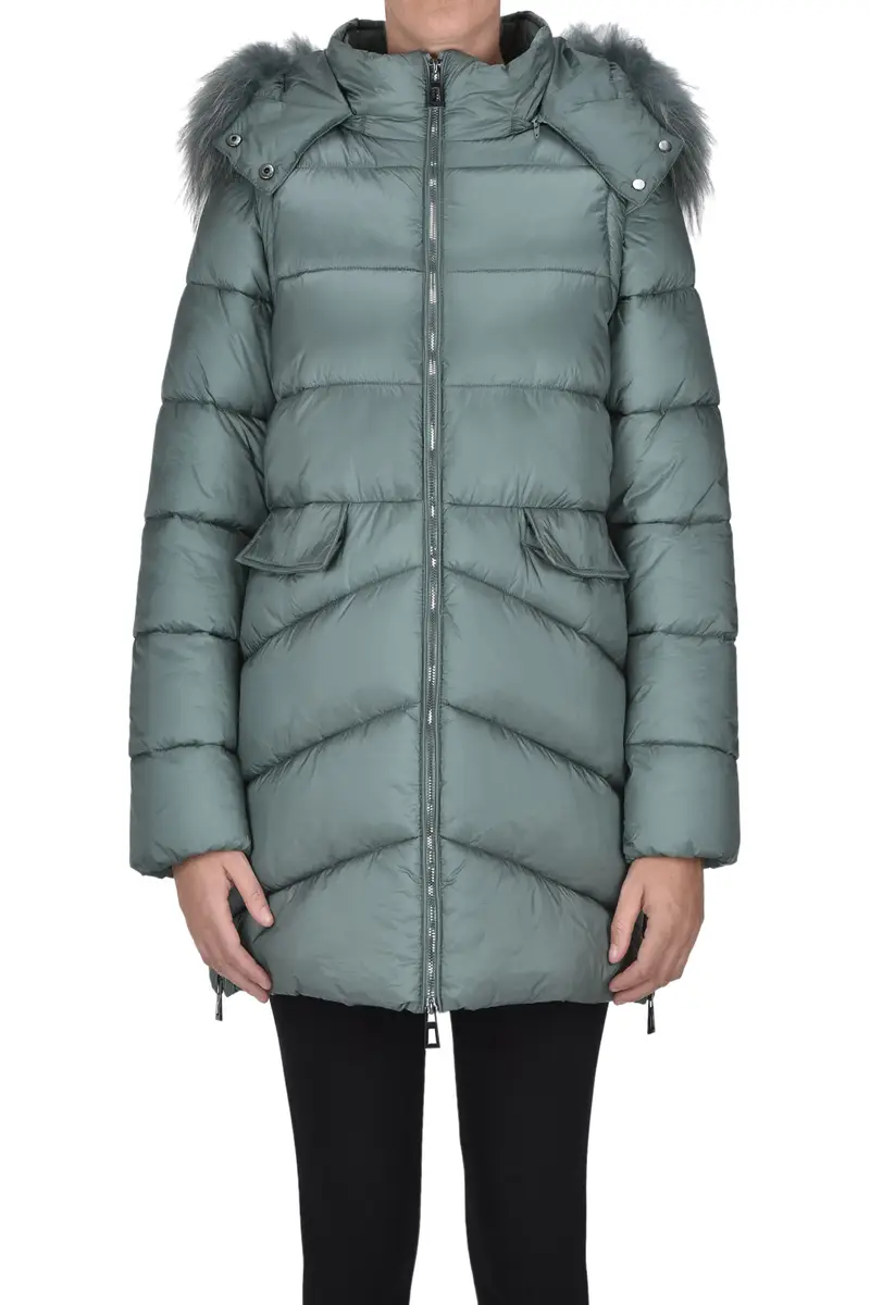 Piumino eco-friendly trapuntato