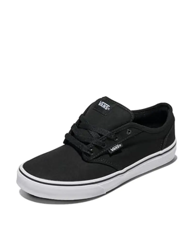 Vans Atwood, Sneaker Unisex - Bambini e Ragazzi, Black and White, 33 EU
