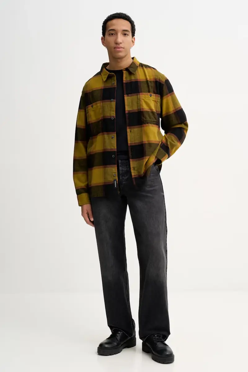 camicia in cotone Verde miniatura 2