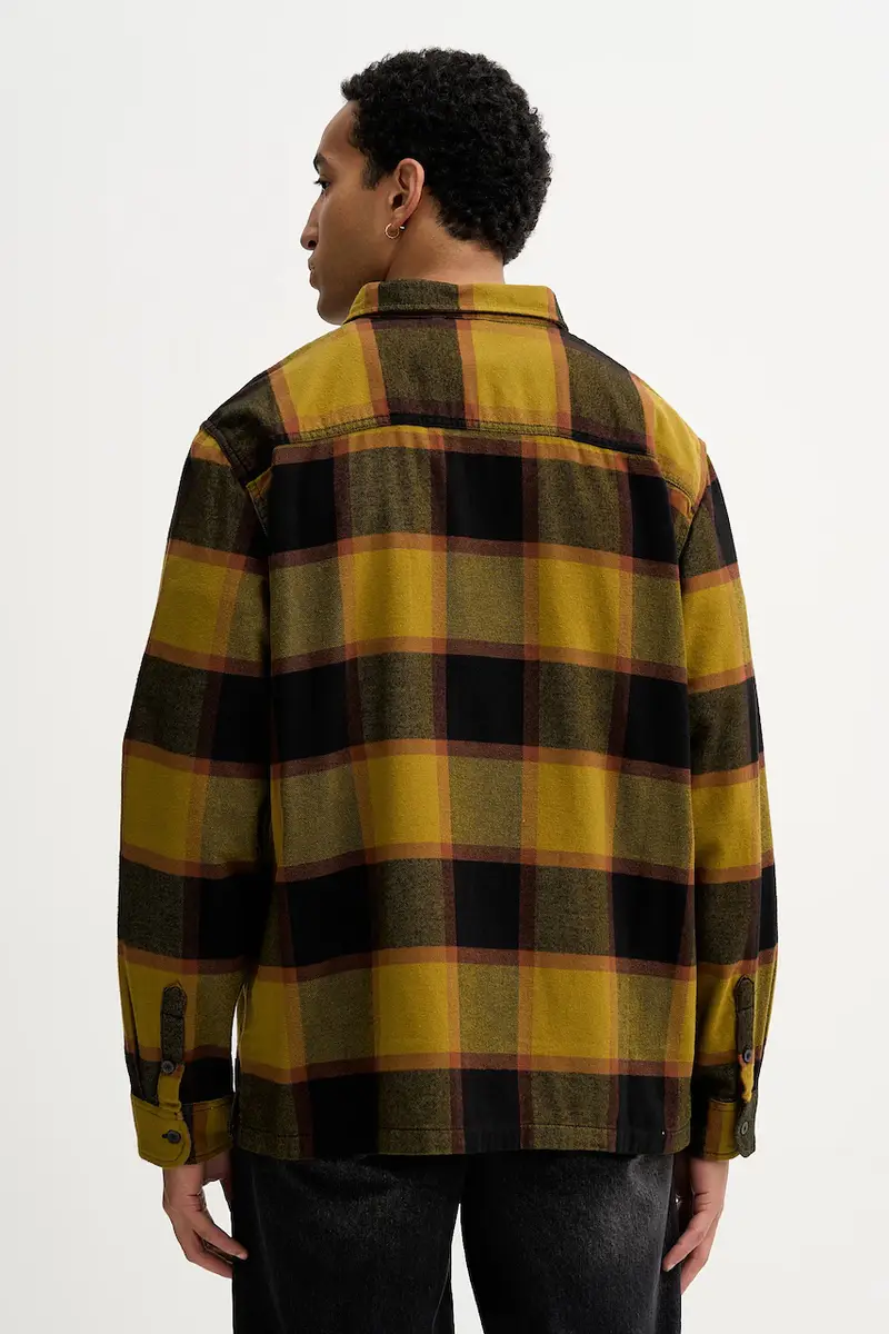 camicia in cotone Verde miniatura 3