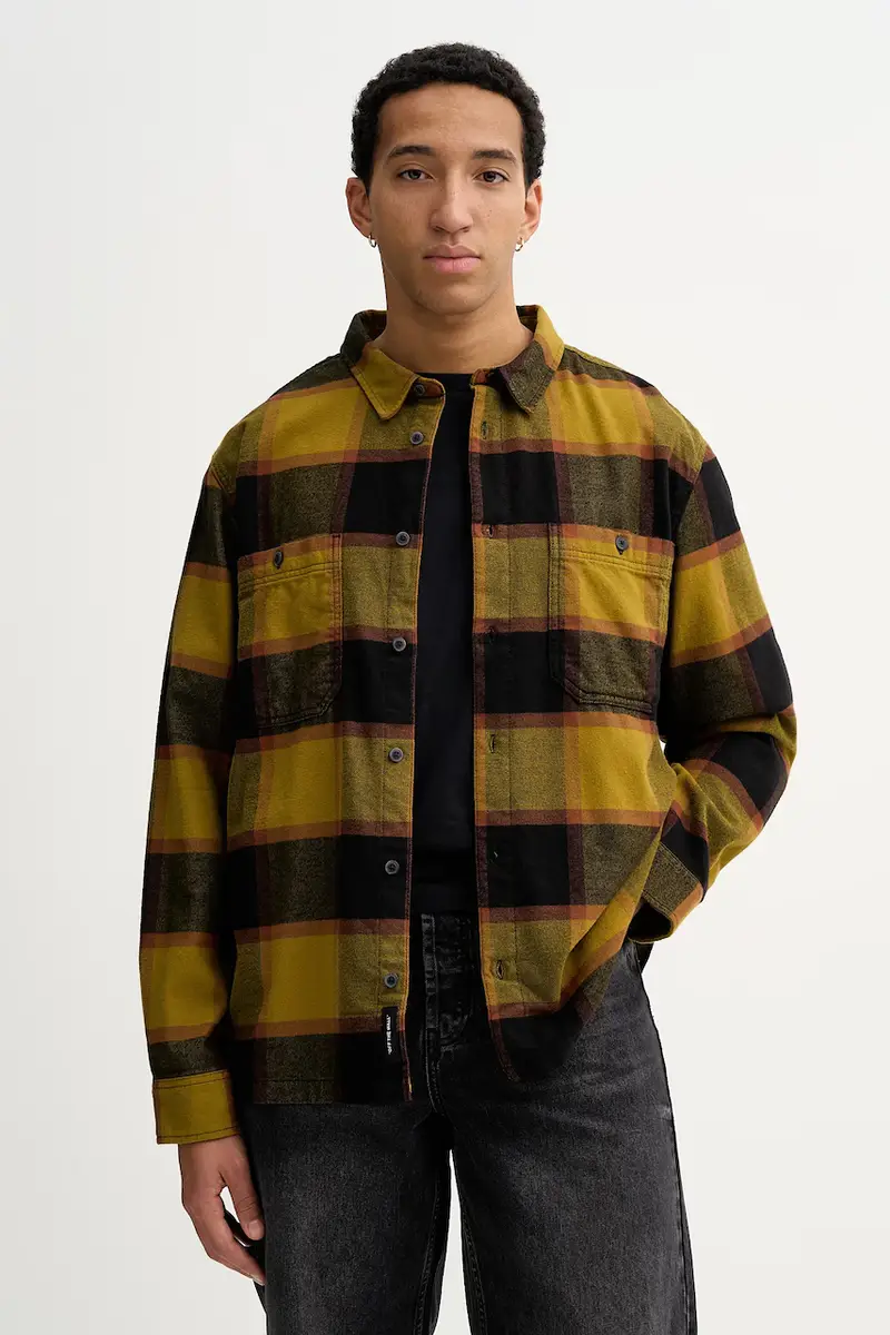 camicia in cotone Verde