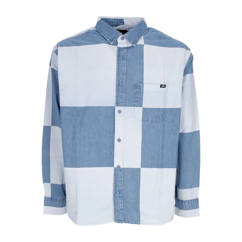 Camicia Manica Lunga Uomo Gomez Denim Woven Vintage Indigo