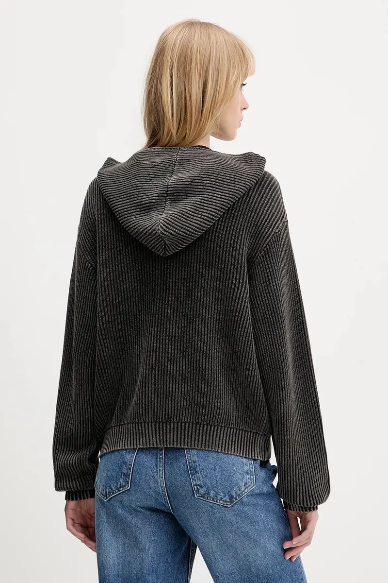 Vans Cardigan Donna Grigio 3611280 miniatura 3