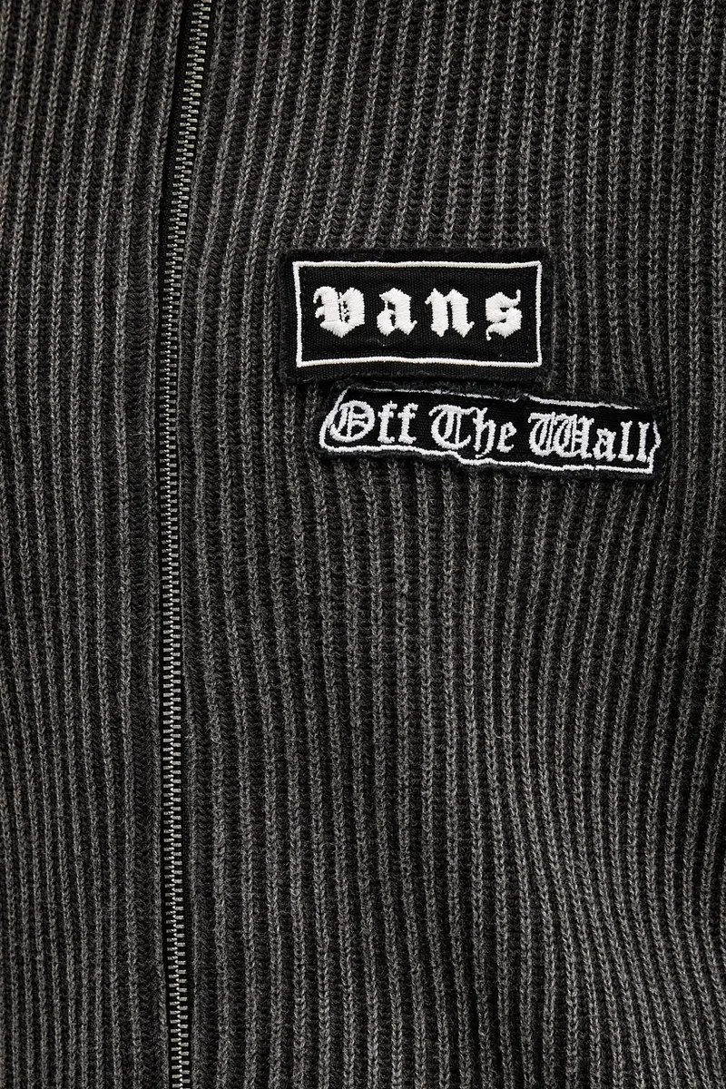 Vans Cardigan Donna Grigio 3611280 miniatura 5