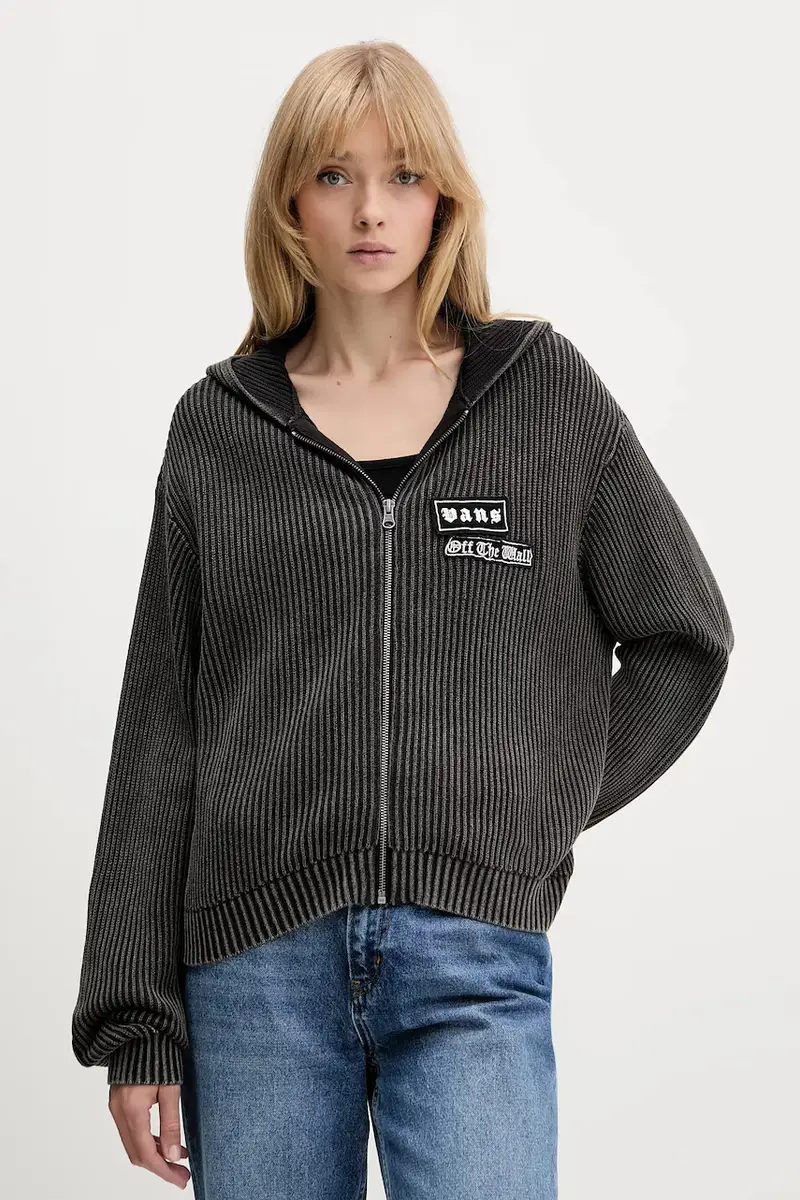 Vans Cardigan Donna Grigio 3611280