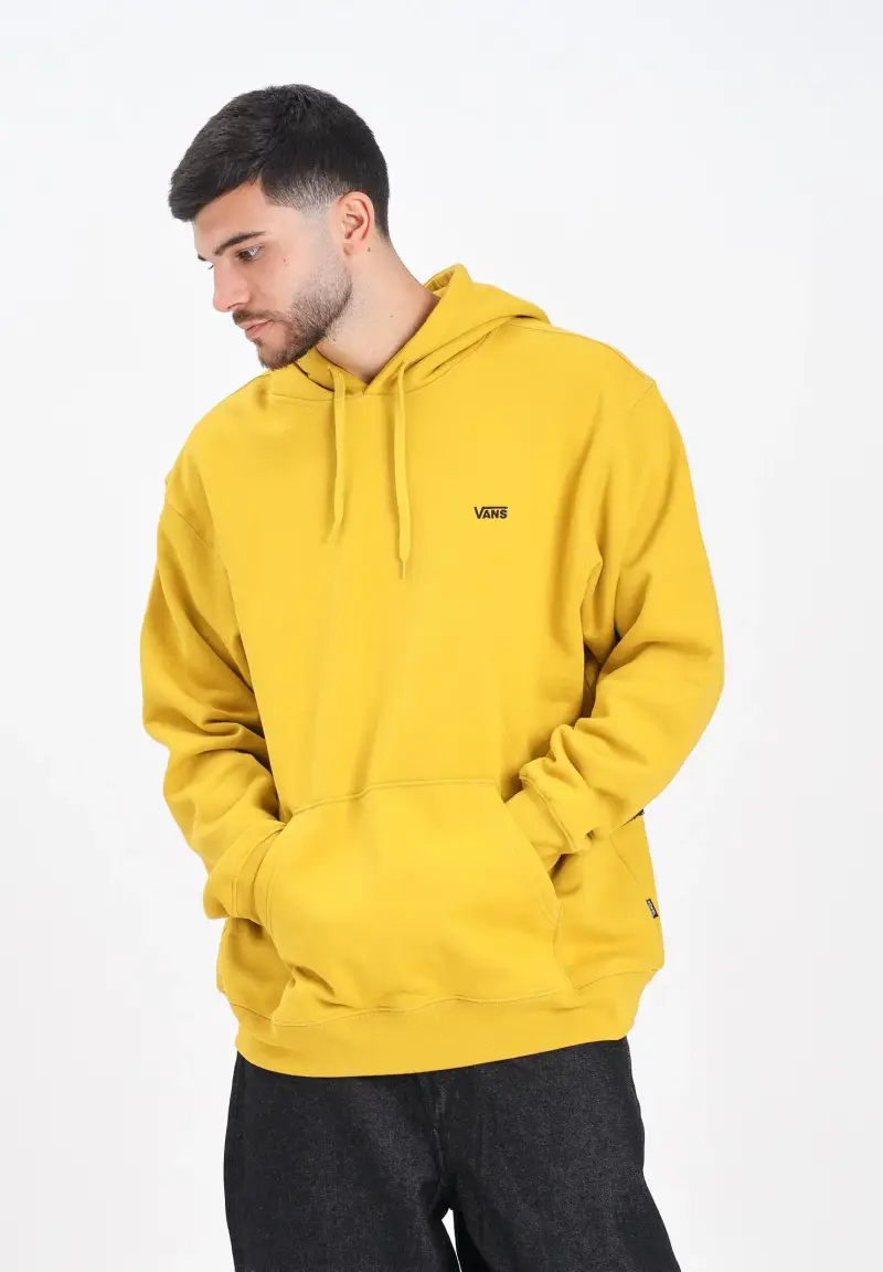 Felpa con cappuccio Left Chest II senape da uomo miniatura 2