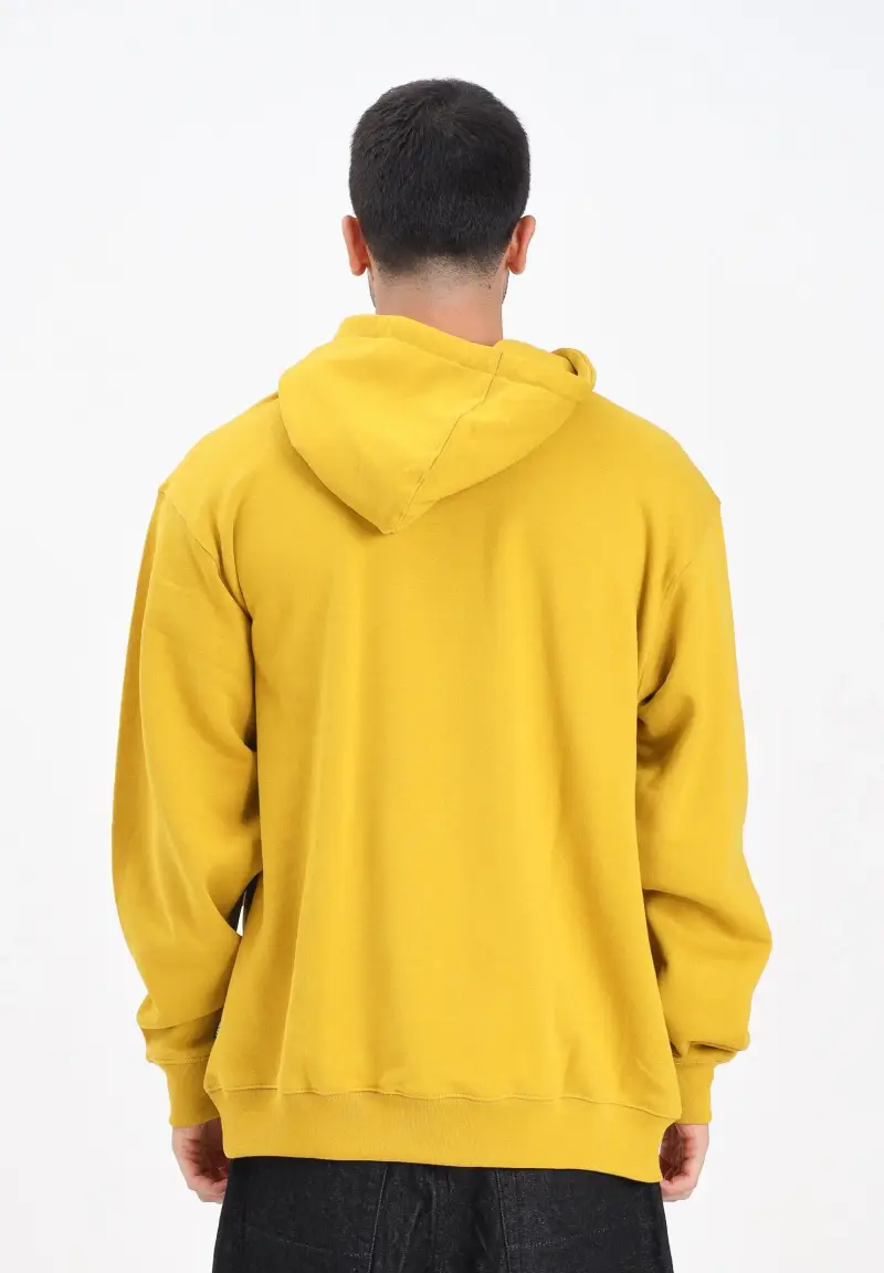 Felpa con cappuccio Left Chest II senape da uomo miniatura 3