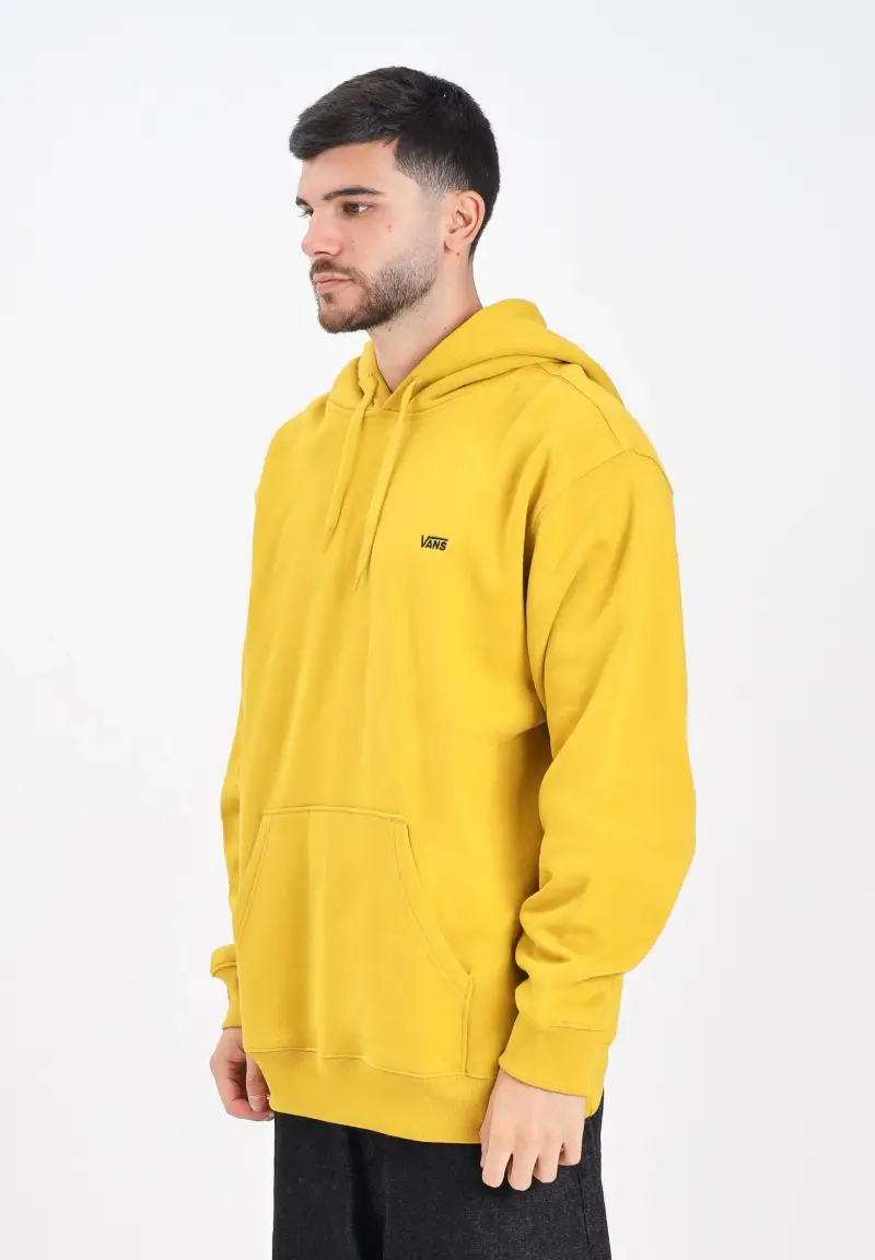 Felpa con cappuccio Left Chest II senape da uomo