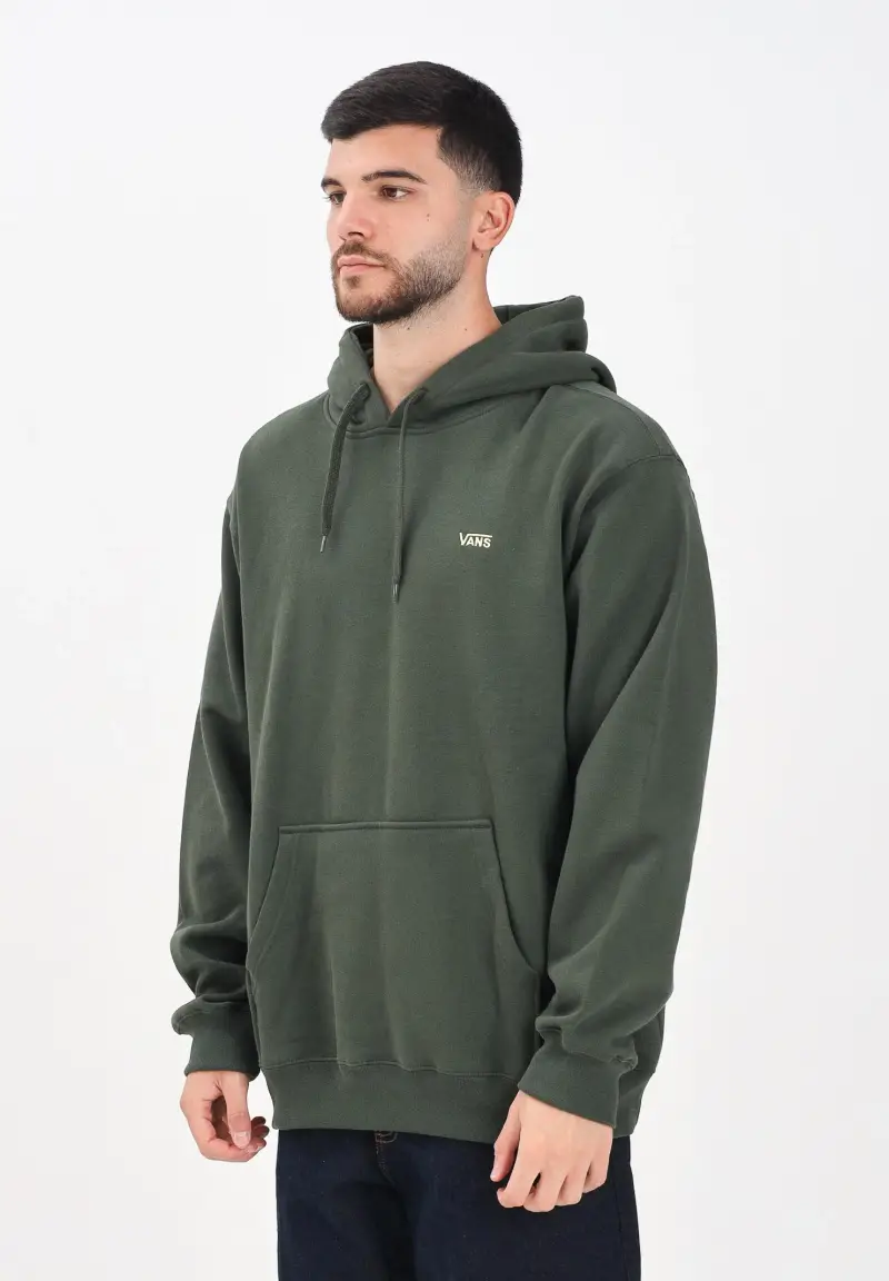 Felpa con cappuccio Left Chest II verde da uomo