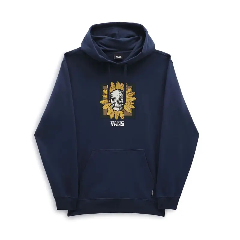 Felpa Con Cappuccio Logo Centrale Blu Uomo M