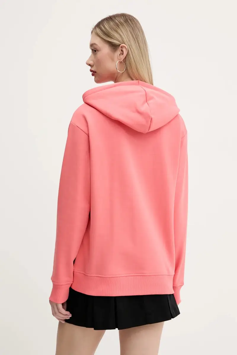 felpa donna colore arancione con cappuccio VN000A5RD6Z1 miniatura 3