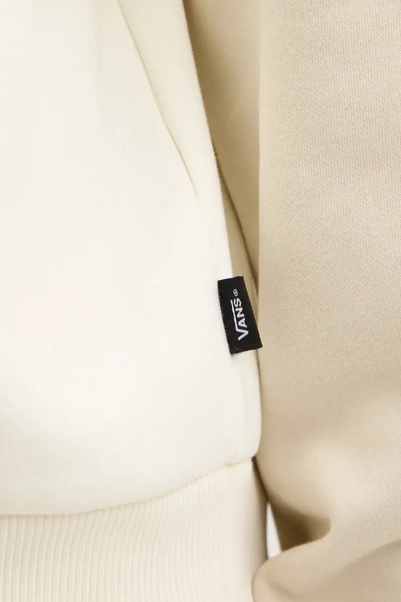 felpa donna colore beige con applicazione VN000H2AD0D1 miniatura 5