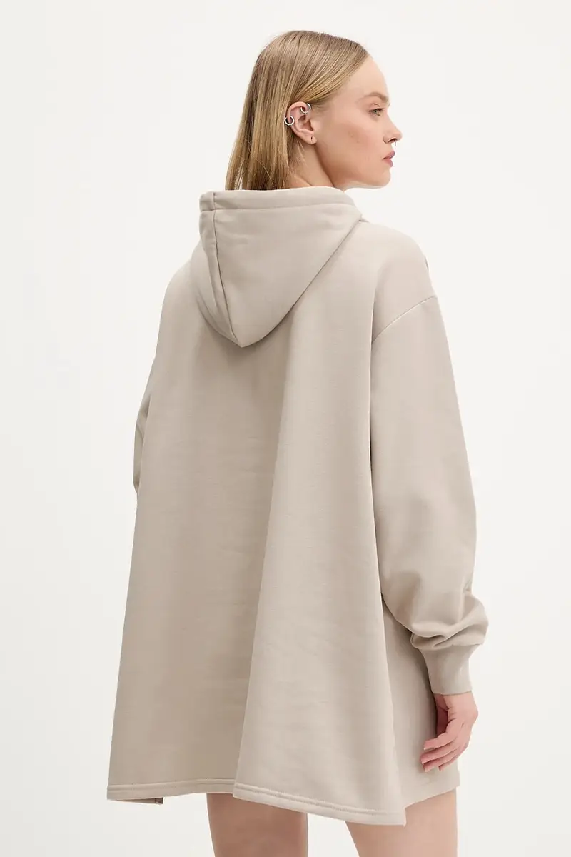 felpa donna colore beige con cappuccio VN000RD27D61 miniatura 3