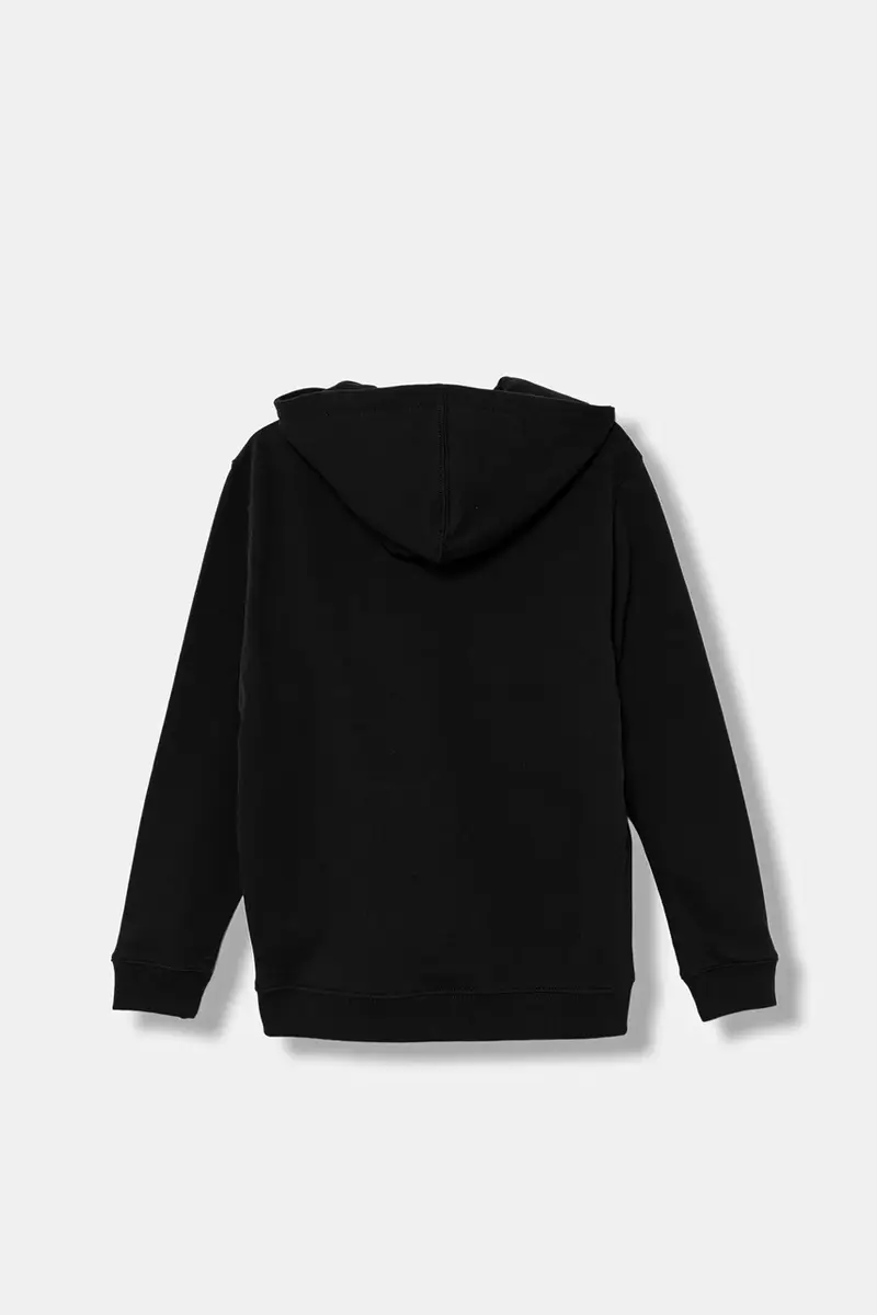 felpa in cotone bambino/a B SALTON LOOSE PO colore nero con cappuccio VN000P5TBLK1 miniatura 2