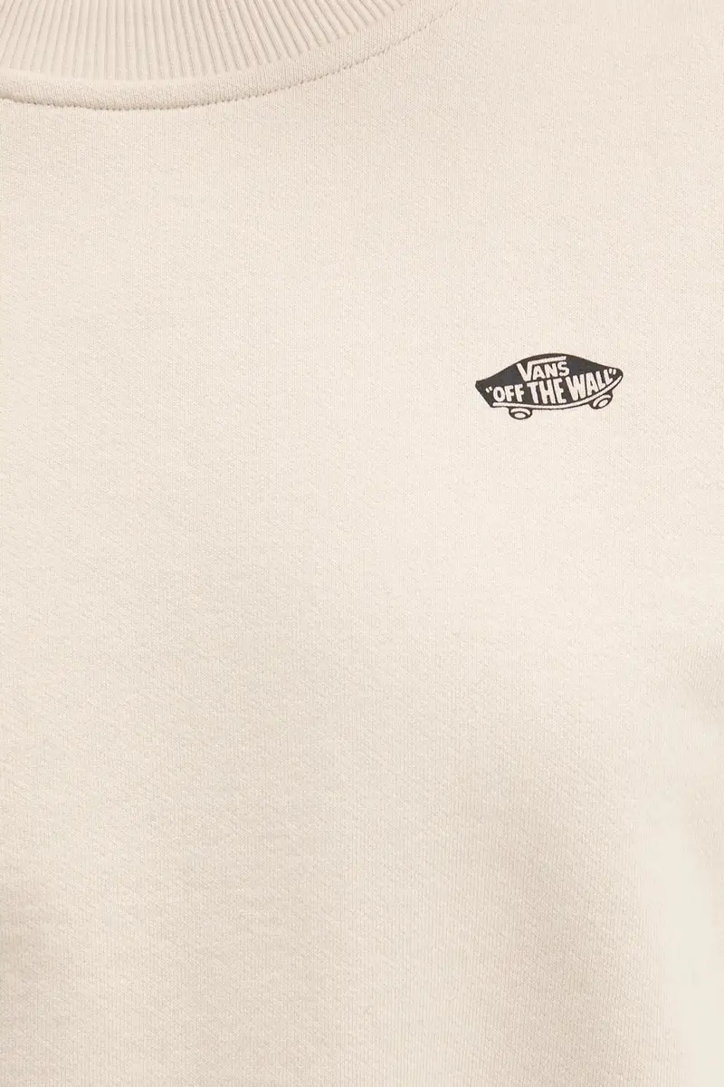 felpa in cotone donna colore beige VN000P5X2N11 miniatura 5