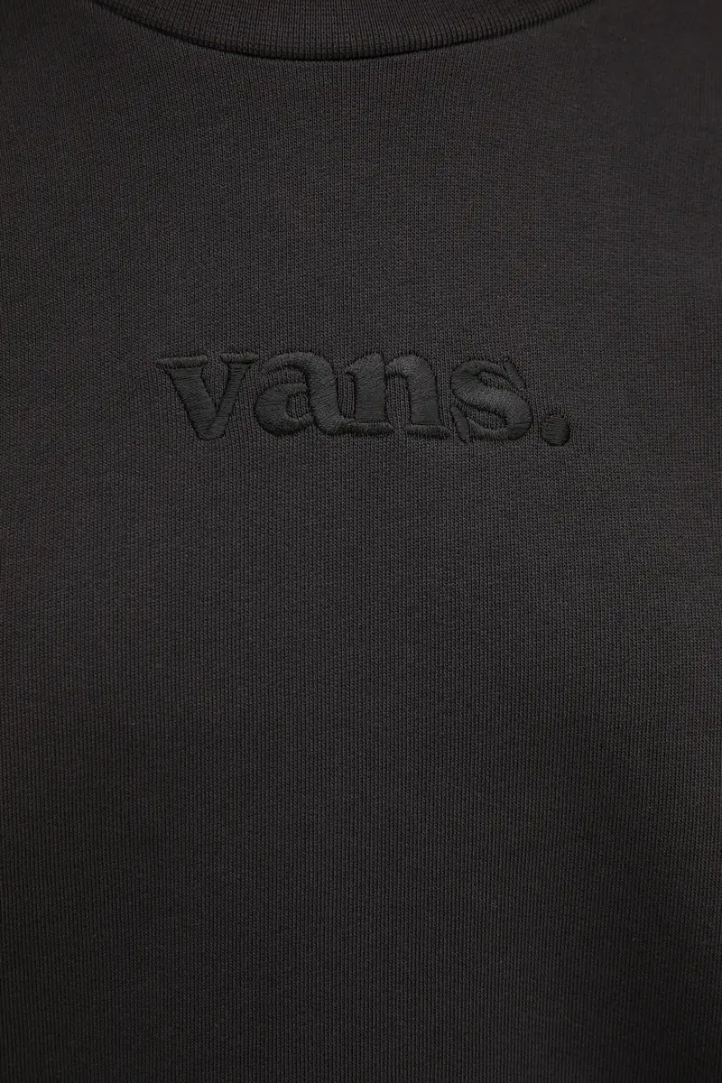 felpa in cotone donna colore nero VN000RAMBLK1 miniatura 5