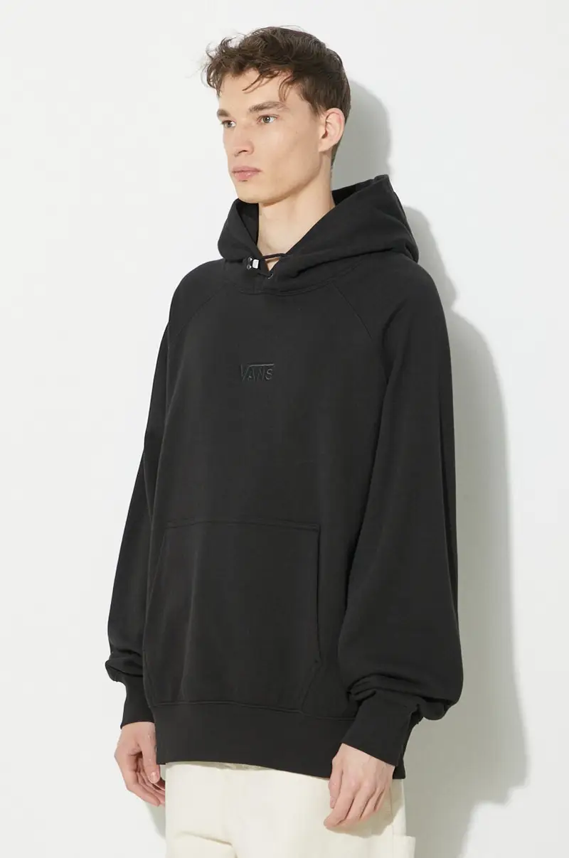 felpa in cotone Premium Standards Hoodie Fleece LX Nero miniatura 4