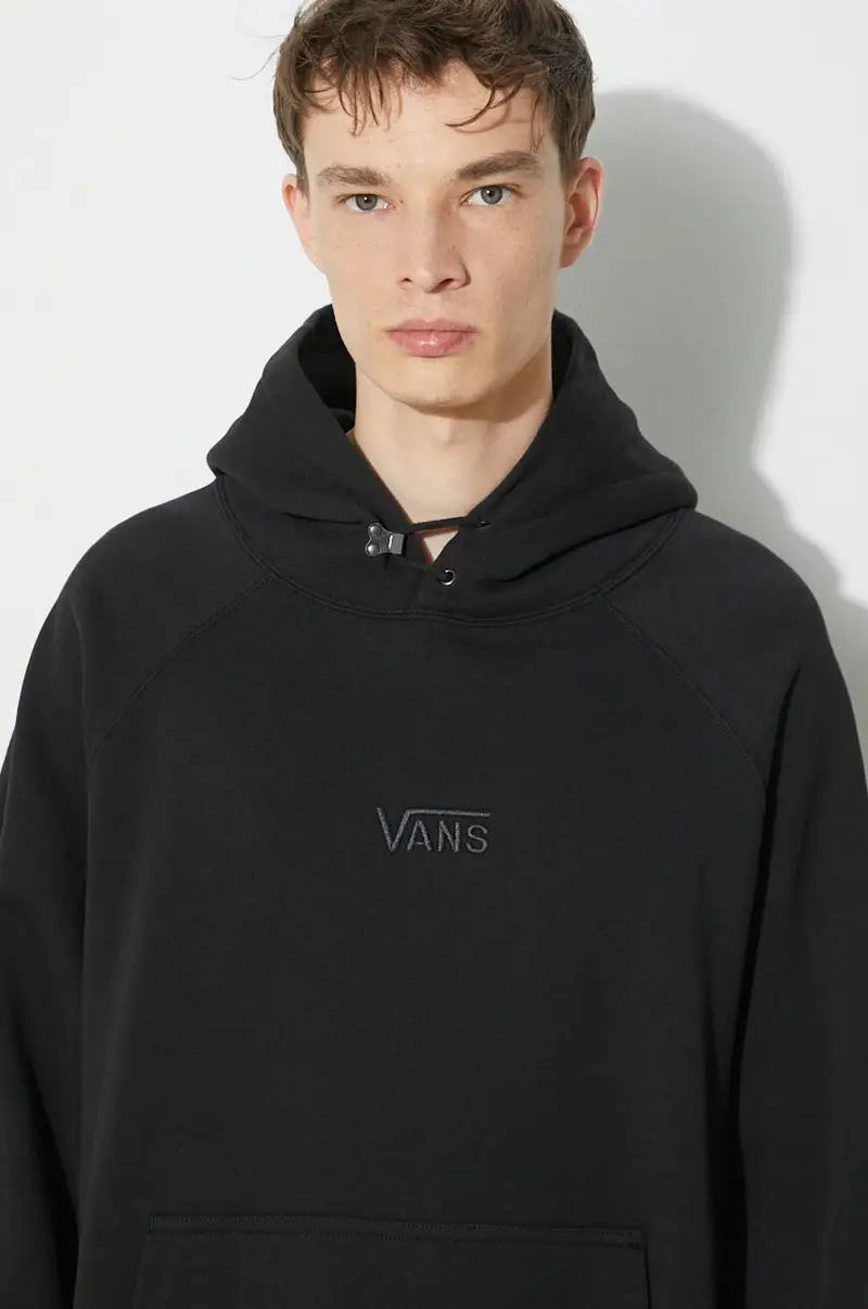 felpa in cotone Premium Standards Hoodie Fleece LX Nero miniatura 5