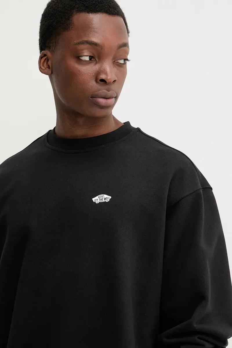 felpa in cotone uomo colore nero VN000P52Y281 miniatura 4