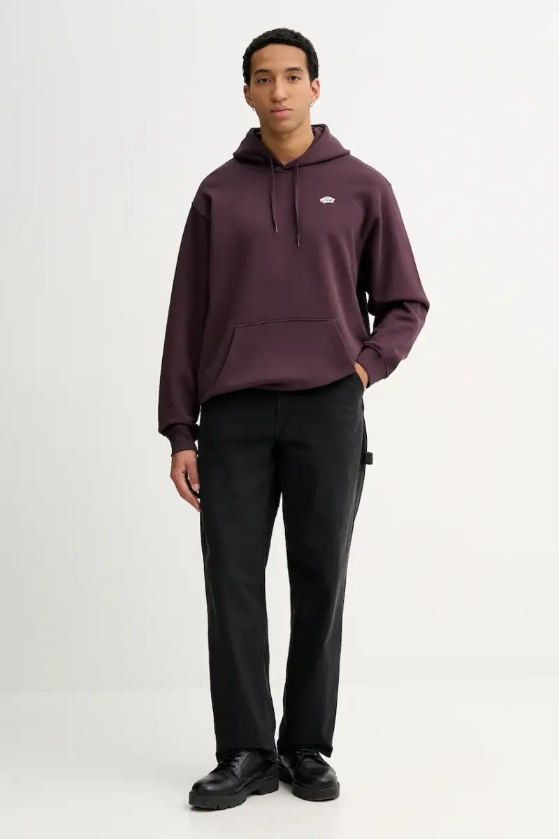 felpa in cotone Violetto miniatura 2