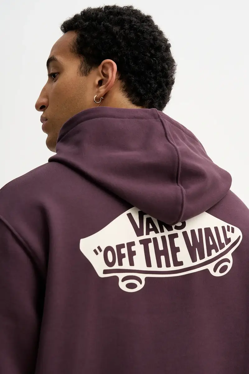 felpa in cotone Violetto miniatura 4