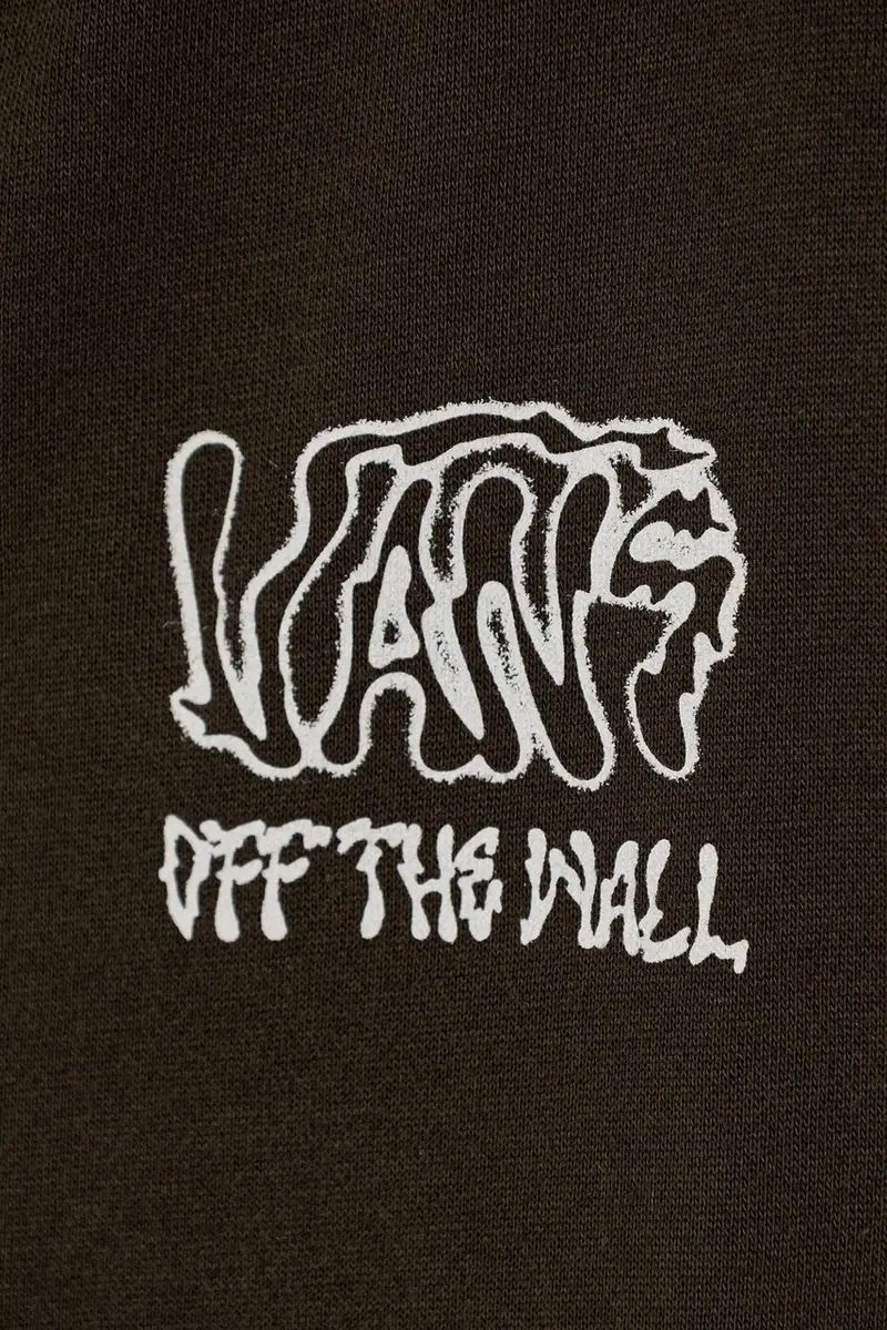 felpa per bambini Rippled Full Zip colore marrone con cappuccio VN000PX2EMP1 miniatura 3