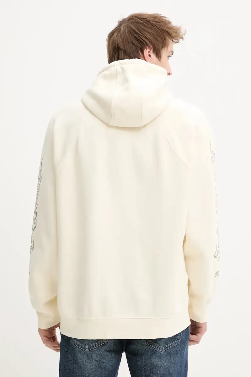 felpa uomo colore beige con cappuccio VN000M2QC9F1 miniatura 3