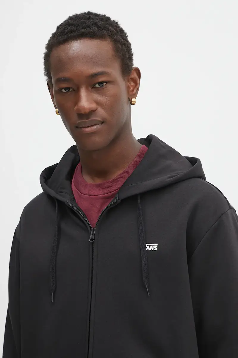 felpa uomo colore nero con cappuccio VN000R9ZBLK1 miniatura 4