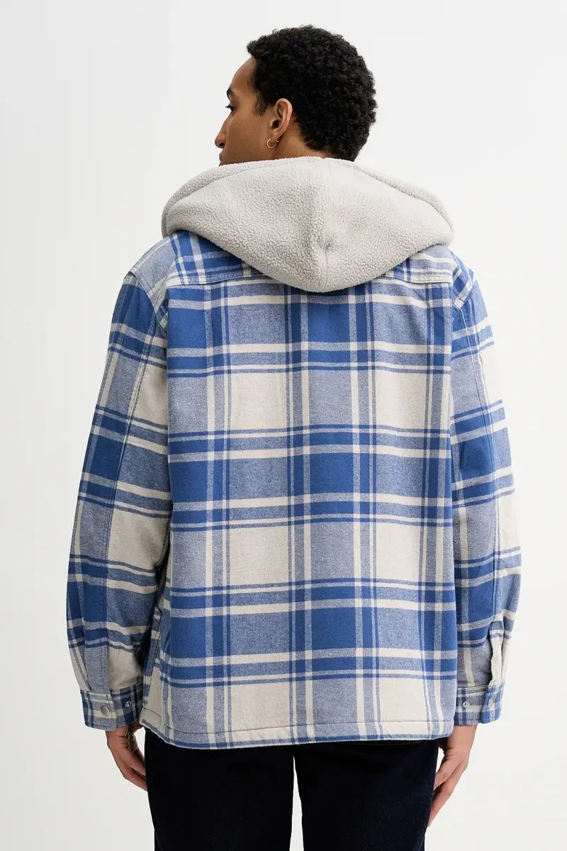 giacca in cotone Blu miniatura 3