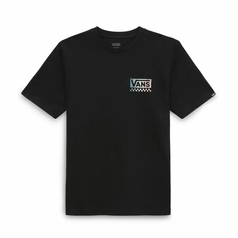 Maglia a Maniche Corte Bambino Vans Global Stack-B Nero | Vans