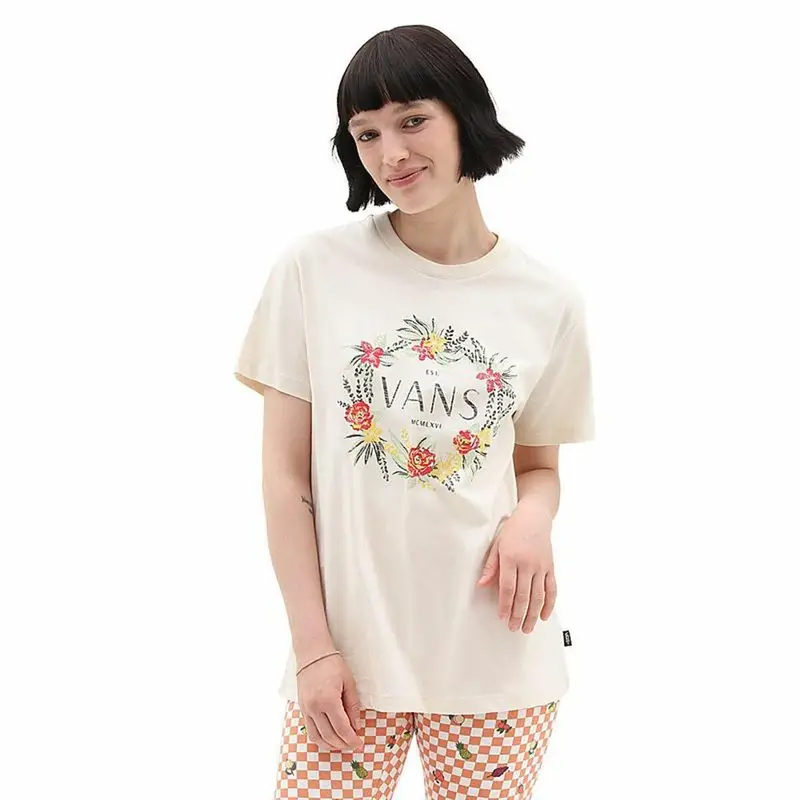Maglia a Maniche Corte Donna Vans Wreath Of Flowers Bff Tee-B | Vans Multi