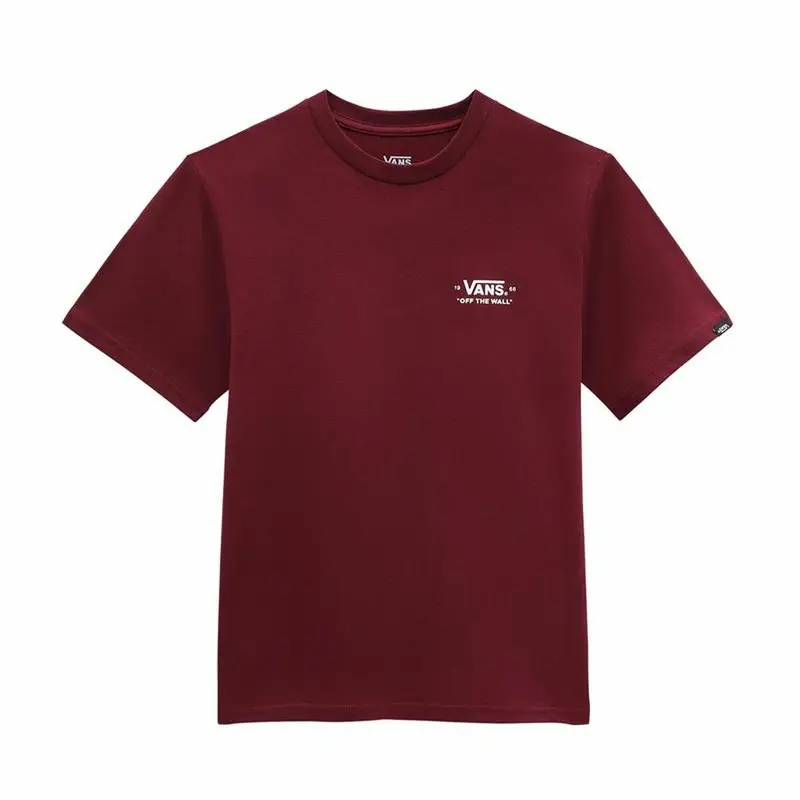 Maglia a Maniche Corte per Bambini Vans Essentials Rosso Scuro | Vans Multi