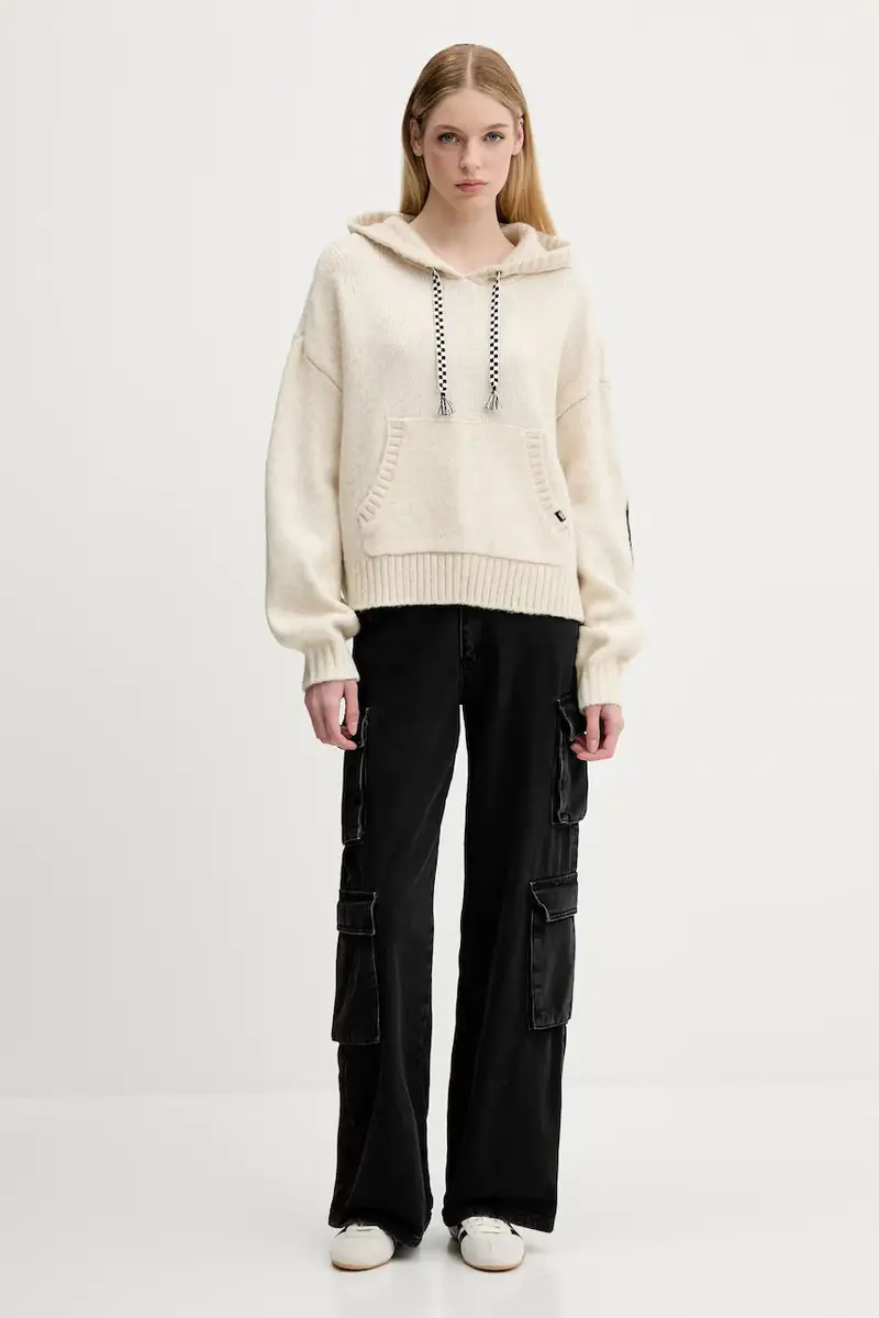 maglione donna colore beige VN000R52FS81 miniatura 2