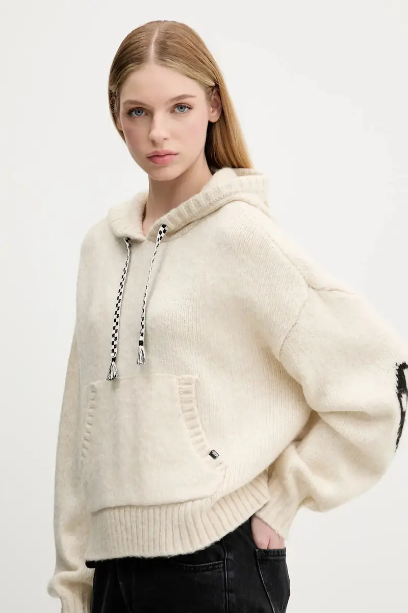 maglione donna colore beige VN000R52FS81 miniatura 4