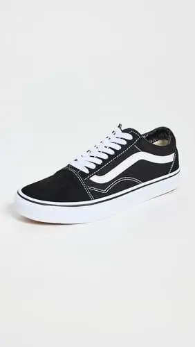 Vans Old Skool (Suede/Canvas), Sneaker Unisex - Adulto, Nero Black White, 40 EU Stretta miniatura 3